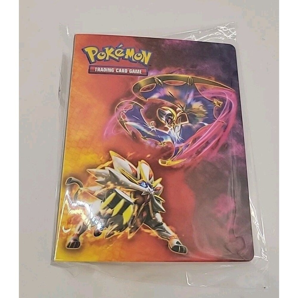 Pokemon Sun and Moon Lunala and Solgaleo Mini Binder Card Holder - Sealed Mint